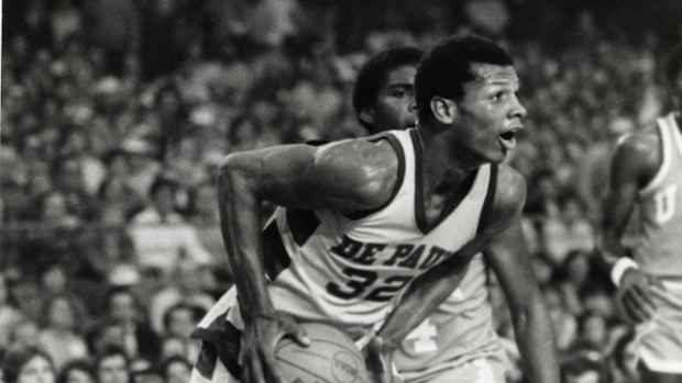 Unknown date & location, USA; FILE PHOTO; DePaul Blue Demons guard Terry Cummings (32)
